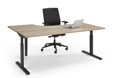 Bureau R-Serie - Wingbureau rechts - 160 x 120 cm